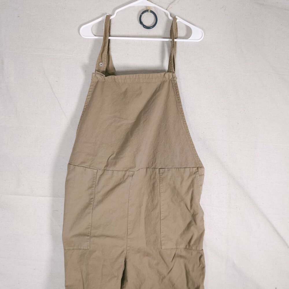 Eileen Fisher Womens Organic Cotton Hemp Overalls XL Utility Minimalist - Picture 10 of 16